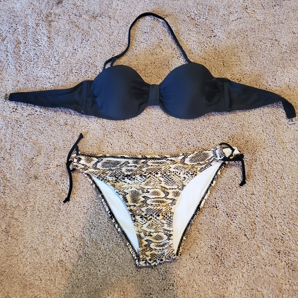 Beach Angels Snake Bikini Size Small
